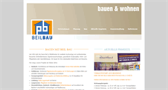 Desktop Screenshot of beil-bau.de