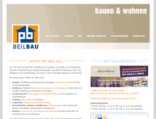 Tablet Screenshot of beil-bau.de